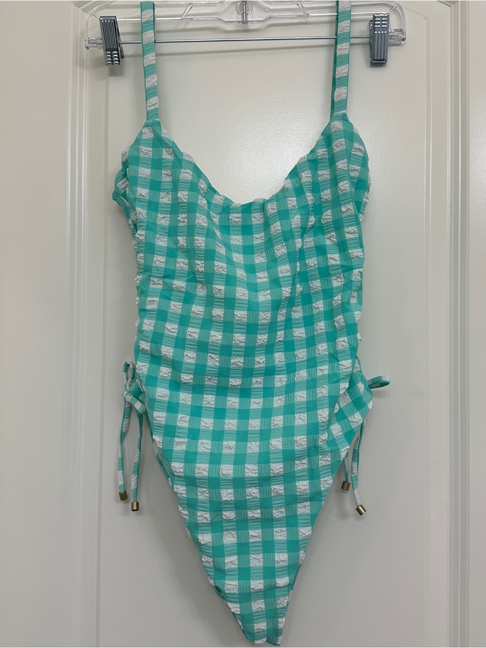 NWT Vitamin A Gingham One-Piece Swimsuit